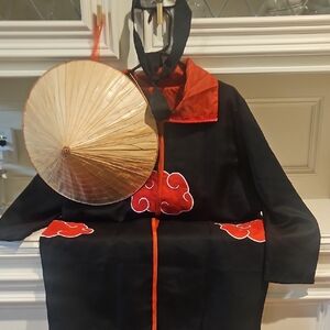 Black and Red Cloak with Hat